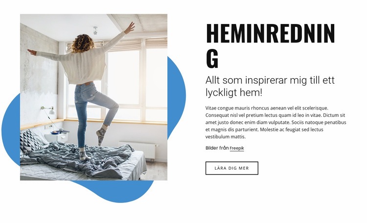 Konstruktion och golv CSS -mall