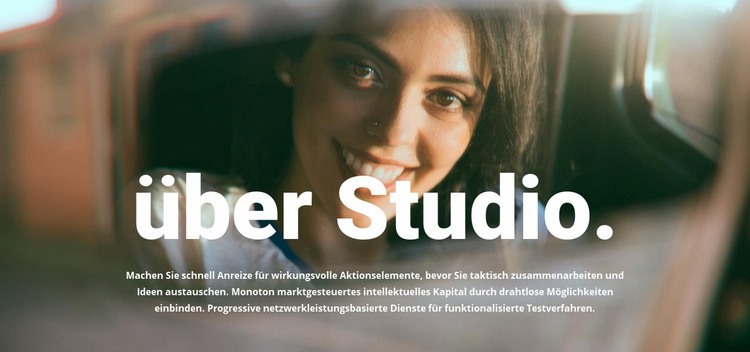 Über unser Fotostudio CSS-Vorlage