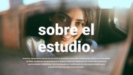 Diseño Del Sitio Para Sobre Nuestro Estudio Fotográfico