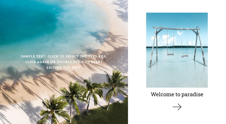 Paradise land travel HTML5 Template