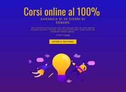 Fantastico Design Del Sito Web Per Corsi Di Inglese Avanzati