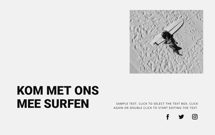 Kom met ons op reis HTML5-sjabloon