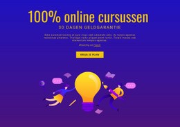 Geweldig Website-Ontwerp Voor Geavanceerde Engelse Cursussen