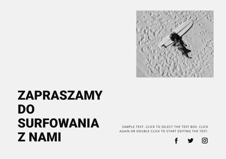 Podróżuj z nami Kreator witryn internetowych HTML