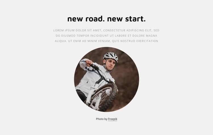 Cycling and bike racing WordPress Website Builder