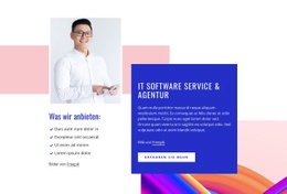 IT-Software-Service - Website-Vorlage Für Eine Seite