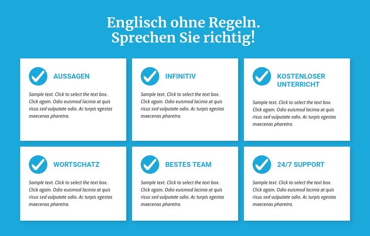 Englischunterricht ohne Regeln Vorlage