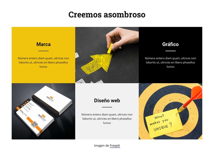 Haga crecer su negocio con nosotros Creador de sitios web HTML