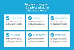 Clases De Ingles Sin Reglas Plantilla Responsiva Html5
