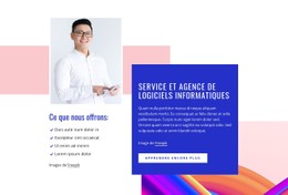 Service Logiciel Informatique Modèle De Formulaire CSS