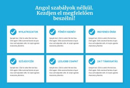 Angol Órák Szabályok Nélkül - Céloldal Sablon