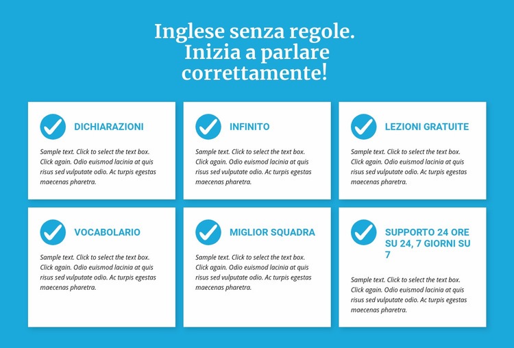 Corsi di inglese senza regole Pagina di destinazione