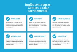 Aulas De Inglês Sem Regras - HTML Web Page Builder