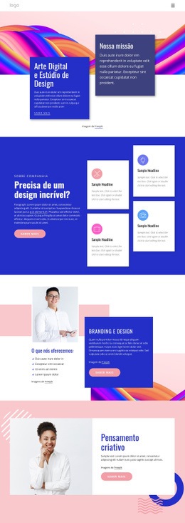 Crie Conteúdo Que Conecte - Modelos De Sites