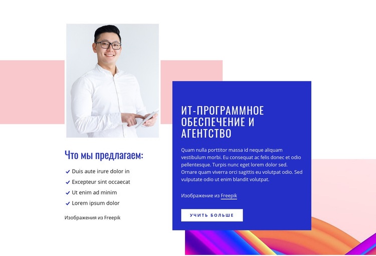 Сервис программного обеспечения IT HTML шаблон