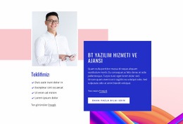 BT Yazılım Hizmeti - Tek Sayfalık Web Sitesi Şablonu