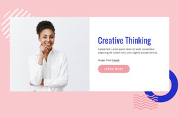 Collaborate, Experiment And Create - HTML Page Template
