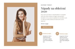 Módní A Kosmetický Model – Vlastní Motiv WordPress