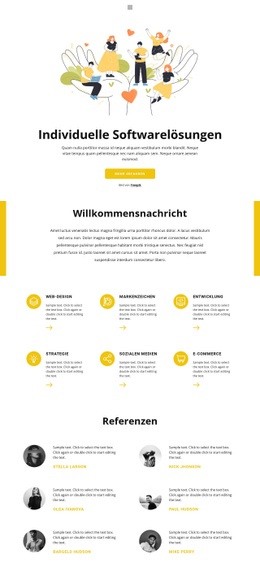 Das Beste Website-Design Für Geschäftsbereich