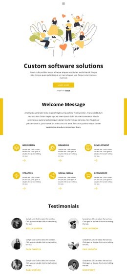Business Sphere - Professional Website Template