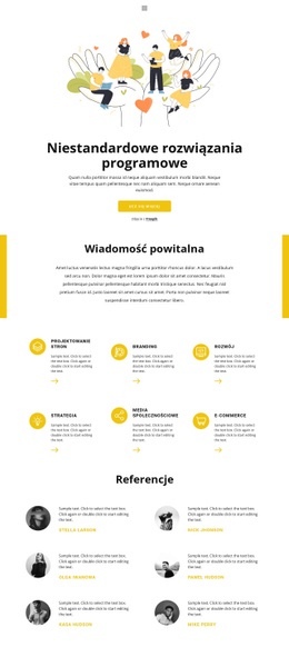 Sfera Biznesowa - Darmowa Strona Docelowa, Szablon HTML5