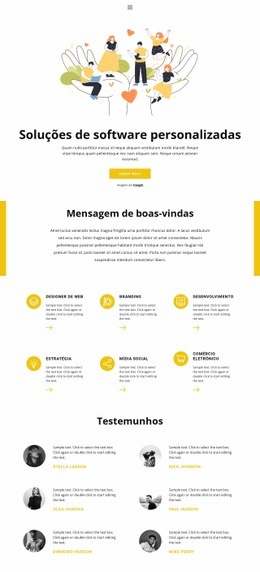 O Melhor Design De Site Para Esfera De Negócios