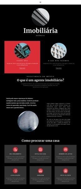 Seleção De Casa Profissional - Inspiração Da Página De Destino