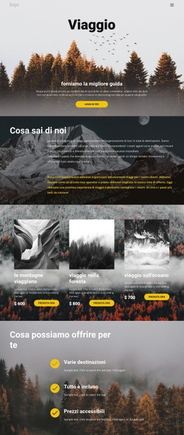 Viaggio Selvaggio Da Solo - Design Del Sito Web Scaricabile Gratuitamente