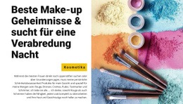 Site-Vorlage Für Beste Make-Up-Geheimnisse