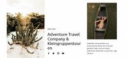 Atemberaubende Landingpage Für Reise Verrückte Ideen