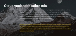 HTML5 Responsivo Para Sobre Nossa Agência De Viagens