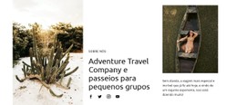HTML5 Responsivo Para Ideias Malucas Para Viagens