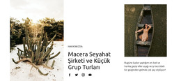 Çılgın Fikirlerle Seyahat Edin - Duyarlı Web Sitesi