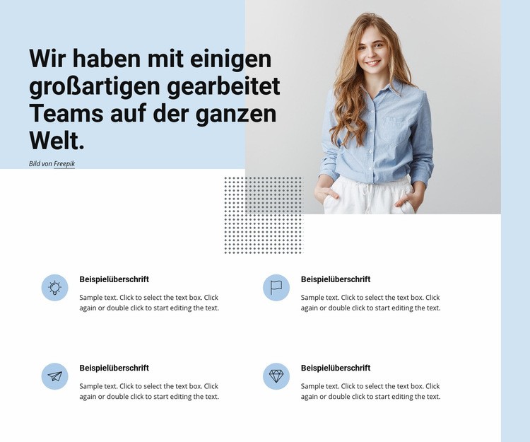 IT-Lösungen für Ihr Unternehmen Eine Seitenvorlage