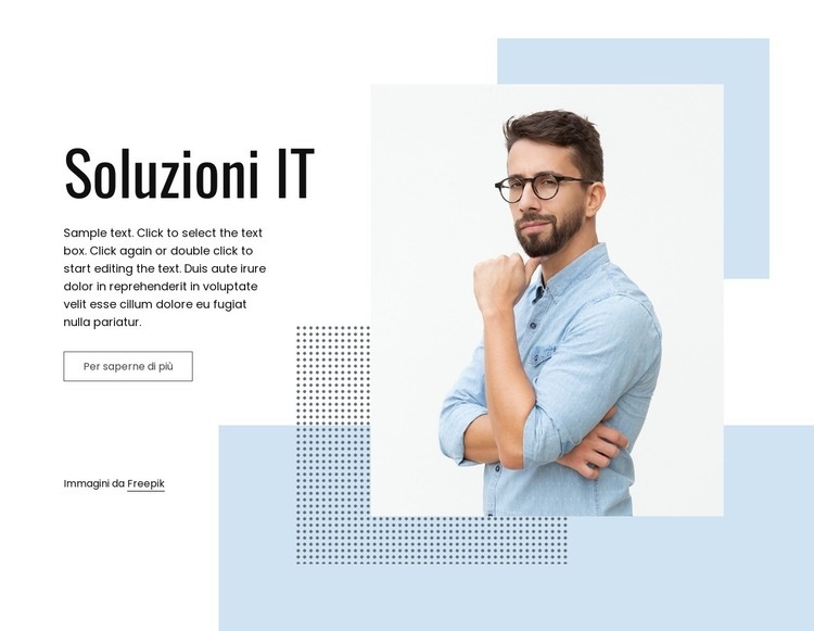 Servizio aziendale IT Modelli di Website Builder