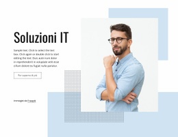 Servizio Aziendale IT - Design Del Sito Web Scaricabile Gratuitamente