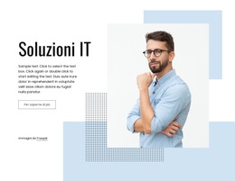 Layout Del Sito Web Per Servizio Aziendale IT