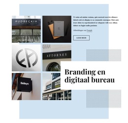 Branding En Digitaal Bureau - Beste Websitesjabloonontwerp