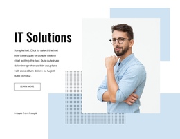 IT Business Service - Beautiful One Page Template