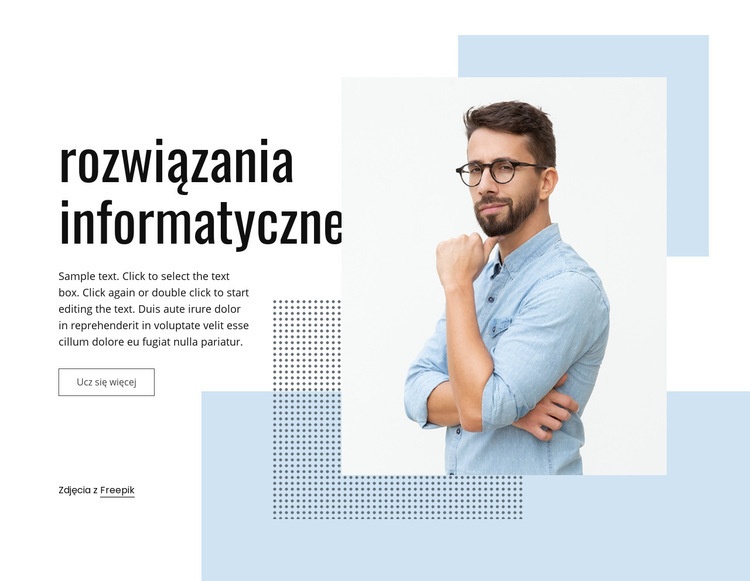 Usługi biznesowe IT Szablony do tworzenia witryn internetowych