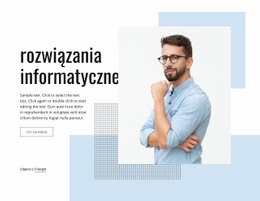 Usługi Biznesowe IT - Szablon Makiety Strony Internetowej