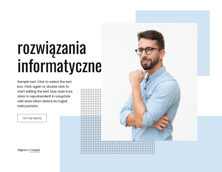 Usługi biznesowe IT Szablon CSS