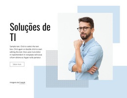 Serviço De Negócios De TI - Download Gratuito Do Design Do Site