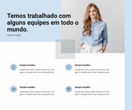 Design De Site Incrível Para Soluções De TI Para Sua Empresa