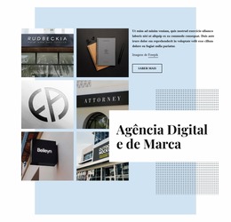 Agência Digital E De Branding - Modelo Joomla De Arrastar E Soltar