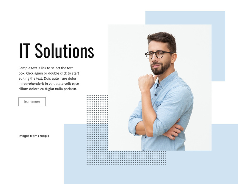 IT business service Squarespace Template Alternative