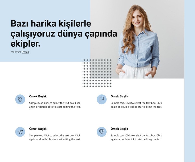 İşletmeniz için BT çözümleri Web Sitesi Mockup'ı