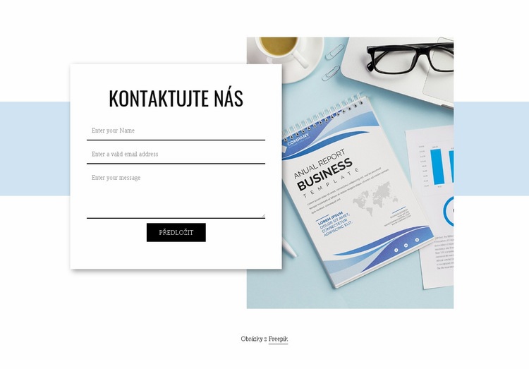 Kontaktujte nás Šablona CSS