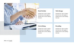 Bootstrap-HTML Für Dienstleistungen Für Digitale Agenturen