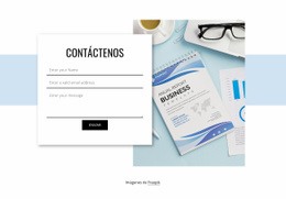 Formulario De Contacto - Creador De Sitios Web De Arrastrar Y Soltar